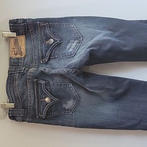 Vigoss Studio boot cut womans Jeans 28x30 new york boot blue denim